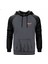 Victory Motorcycles Logo Gri Renk Reglan Kol Kapşonlu Sweatshirt 1