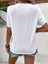 Kadın Kısa Kollu Bisiklet Yaka Göz Baskılı Süprem T-Shirt 2