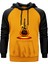 Electro Guitar Fire Sarı Renk Reglan Kol Kapşonlu Sweatshirt 1