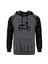 Vespa Scotter Siluet Gri Renk Reglan Kol Kapşonlu Sweatshirt 1