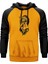 Kızıldereli Skull Warrios Sarı Renk Reglan Kol Kapşonlu Sweatshirt 1