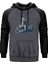 Water Valley Castle Gri Renk Reglan Kol Kapşonlu Sweatshirt 1