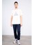 Çetinkaya Mentality 3959 Bisiklet Yaka Penye Regular Baskılı Tshirt Koyu Krem 2