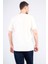 Çetinkaya Mentality 3959 Bisiklet Yaka Penye Regular Baskılı Tshirt Koyu Krem 4