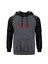Slipknot Text Gri Renk Reglan Kol Kapşonlu Sweatshirt 1