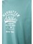 Çetinkaya Mentality 3804 Bisiklet Yaka Penye Regular Baskılı T-Shirt Mavi Yeşil 3