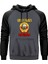 Guns N Roses Hands And Light Gri Renk Reglan Kol Kapşonlu Sweatshirt 1