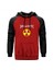 Megadeth Nuclear Radioactive Kırmızı Renk Reglan Kol Kapşonlu Sweatshirt 1