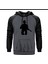 John Wick Chapter 4 Black And White Gri Renk Reglan Kol Kapşonlu Sweatshirt 1