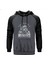 California Custom Motorcycles Gri Renk Reglan Kol Kapşonlu Sweatshirt 1