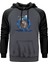 God Of War Ragnarok Kratos Atreus Cartoon Gri Renk Reglan Kol Kapşonlu Sweatshirt 1