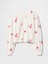 Kız Çocuk Kırık Beyaz Vintage Soft Havlu Kumaş Sweatshirt 5