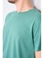 Çetinkaya Mentality 2772B Bisiklet Yaka Süprem Slim Fit Mavi-Yeşil T-Shirt 3