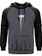 Marilyn Manson Born Villain Logo Gri Renk Reglan Kol Kapşonlu Sweatshirt 1