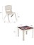 Fiore 2'li Set Çocuk Masa Sandalye Takımı Latte Space 1-3 Yaş 2
