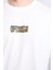 Çetinkaya Chester Polo 3835 Bisiklet Yaka 30/1 Penye Oversize Baskılı T-Shirt Krem 3
