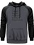 When They See Us Team Names Gri Renk Reglan Kol Kapşonlu Sweatshirt 1