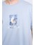 Çetinkaya Chester Polo 3866 Bisiklet Yaka 30/1 Penye Regular Baskılı T-Shirt Gri 3