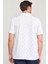 Çetinkaya Mentality 4135 Polo Yaka Rejenere Pike Metraj Baskı Regular T-Shirt Krem 4