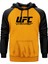Ufc Logo Ultimate Championship Sarı Renk Reglan Kol Kapşonlu Sweatshirt 1