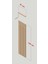 Duvar Paneli 27CM Genişlik x 105 cm Ham Mdf Duvar Paneli ( 10 mm Kalınlık ) 2
