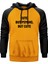 Cute But Psycho Sarı Renk Reglan Kol Kapşonlu Sweatshirt 1