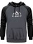 Everest Classic Gri Renk Reglan Kol Kapşonlu Sweatshirt 1