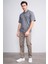 Çetinkaya Mentality 3372 Erkek Cepli Polo Yaka Regular Lacivert-Grimelanj T-Shirt 2