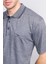 Çetinkaya Mentality 3372 Erkek Cepli Polo Yaka Regular Lacivert-Grimelanj T-Shirt 3
