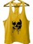 Bones Sarı Gym Fitness Tank Top Sporcu Atleti 1