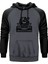 Bmw E30 Sketch Gri Renk Reglan Kol Kapşonlu Sweatshirt 1