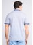 4092 Erkek Polo Yaka Penye Pike T-Shirt Lacivert 4