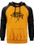 Cattle Decapitation Logo Sarı Renk Reglan Kol Kapşonlu Sweatshirt 1