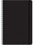 410662-99 Premier Spiralli Defter 17 x 24 cm 100 Yaprak Çizgili Sert Kapak - Siyah 1