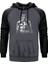 Batman Who Laughs Gri Renk Reglan Kol Kapşonlu Sweatshirt 1