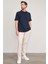 Çetinkaya Mentality 3140 Polo Yaka Penye Pike Cepli Regular T-Shirt Lacivert 2