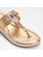 Lajolla Sandalet Düz Terlik - Gold 5