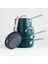 Evencook Ceramic Deep Teal Seramik Yapışmaz 8 Parçalı Pişirme Seti Bonuslu 3