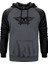 Aerosmith Gri Renk Reglan Kol Kapşonlu Sweatshirt 1