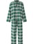 Kadife Uzun Pijama Takımı - Yeşil 1