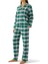 Kadife Uzun Pijama Takımı - Yeşil 2