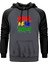 Bring Me The Horizon Rainbow Gri Renk Reglan Kol Kapşonlu Sweatshirt 1