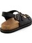 Siyah Leather Erkek Sandalet E05801198403 3