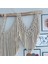 Makrome Macrame Duvar Süsü Süs Ekru Ip Dekoratif Tasarım 4