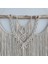 Makrome Macrame Duvar Süsü Süs Ekru Ip Dekoratif Tasarım 5
