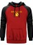 Bruce Lee Nunchaku Kırmızı Renk Reglan Kol Kapşonlu Sweatshirt 1