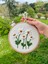 Bebek/çocuk Odası Isimli Kapı Süsü/punch Nakış /bebek Hediyelik Papatya Pano 15 cm 2