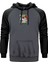 Gta Robbers Gri Renk Reglan Kol Kapşonlu Sweatshirt 1