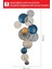 Doreart Bronte Metal Duvar Tablosu, Ev Ofis Duvar Panosu (Mavi-2) 3