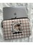 Kawaii Ekose Ribbon Notebook Laptop Tablet Kılıfı Evrak Seyahat Düzenleyici Çok Amaçlı Çanta Hediye 1